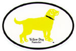 Yellow Dog Sticker
