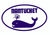 Blue Spouty the Whale Sticker
