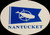 Nantucket Burgee Flag Car Magnet