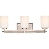 Quoizel Lighting TY8603AN 3-Light Contemporary/Modern Bath Fixture 100/23-Watt 120-Volt Antique Nickel Taylor