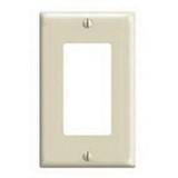49 80401-I Thermoset Device Mount Standard Size Tamper-Resistant 1-Gang Wallplate/Faceplate 1-Decora/GFCI Ivory