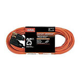 55 06826.63.04 Stranded Bare Copper SJTW Extension Cord 12/3 25-ft Orange Safety Orange&reg;
