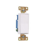 Pass & Seymour 2601-W 120/277-Volt AC 20-Amp 1-Pole Specification/Construction Grade Decorator Switch White
