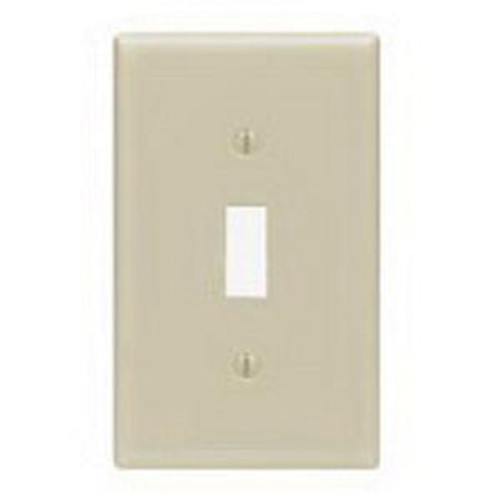 49 86001 Thermoset Device Mount Standard Size 1-Gang Wallplate 1-Toggle Switch Ivory 49 86001 Thermoset Device Mount Standard Size 1-Gang Wallplate 1-Toggle Switch Ivory