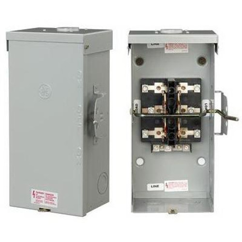 53 TC10324R 3-Wire 2-Pole Non-Fusible Emergency Power Transfer Switch 240-Volt AC 200-Amp NEMA 3R Spec-Setter 53 TC10324R 3-Wire 2-Pole Non-Fusible Emergency Power Transfer Switch 240-Volt AC 200-Amp NEMA 3R Spec-Setter