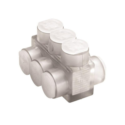 Burndy BIBD42 Plastisol Aluminum Insulated Multi-Tap Connector 2-Port 14-4-AWG 8-4-AWG Unitap Burndy BIBD42 Plastisol Aluminum Insulated Multi-Tap Connector 2-Port 14-4-AWG 8-4-AWG Unitap