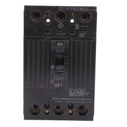 53 TQD32125WL Feed-Thru Mount Molded Case Circuit Breaker 3-Pole 125-Amp 120/240-Volt AC 53 TQD32125WL Feed-Thru Mount Molded Case Circuit Breaker 3-Pole 125-Amp 120/240-Volt AC