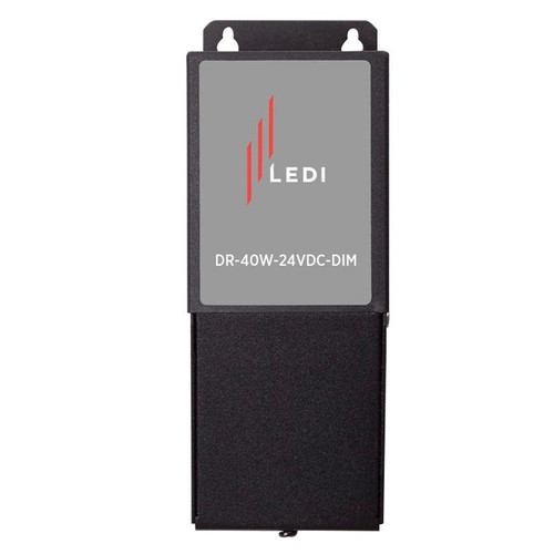 LEDI DR-40W-24VDC-DIM Dimmable Magnetic LED Driver 120-Volt Input 22.3-Volt DC at Full Load 24.5-Volt DC at Open Circuit Output 40-Watt Output LEDI DR-40W-24VDC-DIM Dimmable Magnetic LED Driver 120-Volt Input 22.3-Volt DC at Full Load 24.5-Volt DC at Open Circuit Output 40-Watt Output
