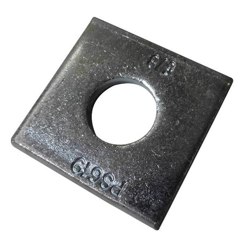 Power Strut PS-619-3/8-EG Electrogalvanized Steel Square Washer 3/8-Inch