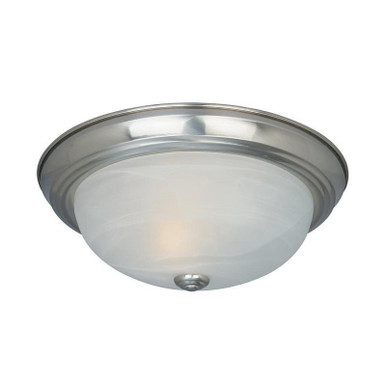 Designers Fountain 1257S-SP-AL 2-Light Small Ceiling Fixture 60-Watt 120-Volt Satin Platinum Decorative