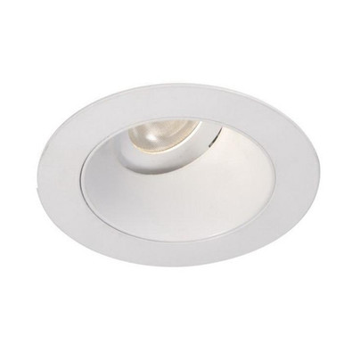 48 HR-3LED-T318F-27WT Dimmable 3-1/2-Inch LED Adjustable Reflector Trim Round White Powder Coated Tesla Pro