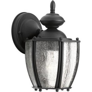 Progress Lighting P5762-31 1-Light Wall Lantern 100-Watt 120-Volt Black Roman Coach