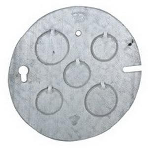 56 890 Pre-Galvanized Steel Flat Concrete Ring Back Plate 4-1/2-Inch x 0.3-Inch