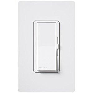 62 DVSCELV-300P-SW 120-Volt at 60-Hz 1-Pole Electronic Low Voltage Preset Dimmer With Locator Light Snow Diva&reg;