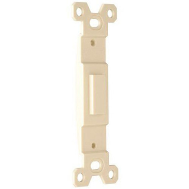 Pass & Seymour 80700-LA Thermoset Plastic Box Mount 1-Gang Toggle Switch Wallplate Insert Light Almond
