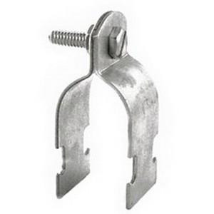Power Strut PS-1100-AS-2-EG Electrogalvanized Steel 2-Piece Standard Pipe Clamp 2-Inch