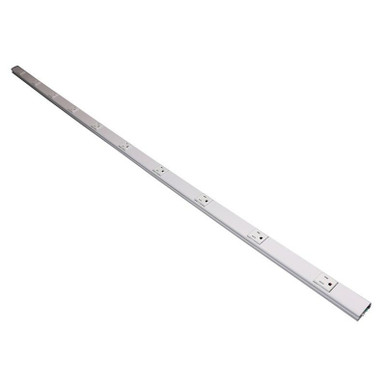 Wiremold S20GB606TR 15-Amp 11 Outlet 2000 Series Tamper-Resistant 2-Piece 1-Channel Multi-Outlet System Stainless Steel Plugmold&reg;