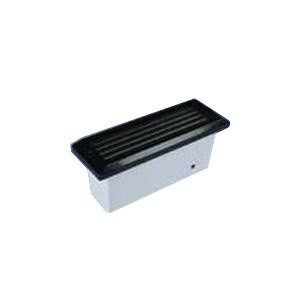 74 LBR-L-WH-BK LED Brick Star Light With Louver Cover 5.2-Watt 120-Volt 3100K Black Powder Coated Cover