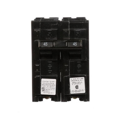 Murray MP245 Plug-In Mount Type MP-T Circuit Breaker 2-Pole 45-Amp 120/240-Volt AC