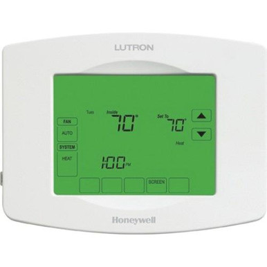 62 LR-HWLV-HVAC Wallmount Programmable Thermostat 24-Volt AC White TouchPRO Wireless