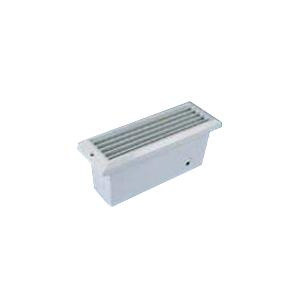 74 LBR-L-WH-WH LED Brick Star Light With Louver Cover 5.2-Watt 120-Volt 3100K White Powder Coated Cover