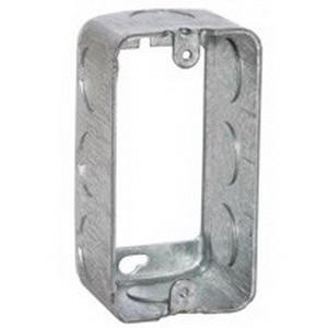 56 665 Pre-Galvanized Steel 1-Gang Drawn Extension Ring 4-Inch x 2-Inch x 1-7/8-Inch 13-Cubic-Inch