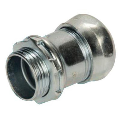 54 S4064 Zinc Plated Steel Insulated EMT Compression Connector 1-1/2-Inch