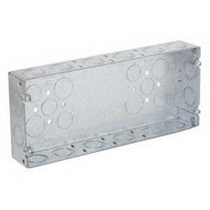 56 953 Pre-Galvanized Steel 4-Gang Multi-Gang Box 10-7/16-Inch x 4-1/2-Inch x 1-5/8-Inch 72.8-Cubic-Inch