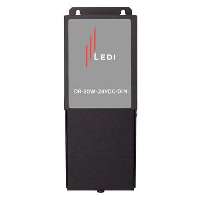 LEDI DR-20W-24VDC-DIM Dimmable Magnetic LED Driver 120-Volt Input 21.89-Volt DC at Full Load 23.2-Volt DC at Open Circuit Output 20-Watt Output