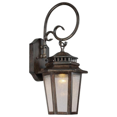 Minka-Aire 8272-A357-L 1-Light LED Wall Mount Fixture 10-Watt 120-Volt 2700K Iron Oxide Wickford Bay