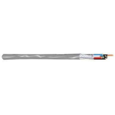 Southwire 57573202 Stranded Bare Copper Shielded Overall Shield Riser Rated Multi-Conductor Cable 18/8 1000-ft Reel Gray