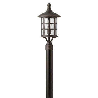 Hinkley Lighting 1801OZ 1-Light Outdoor Post Lantern 100-Watt 120-Volt Oil Rubbed Bronze Freeport