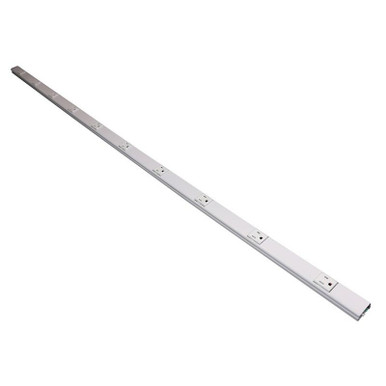 Wiremold S20GB506TR 15-Amp 9 Outlet 2000 Series Tamper-Resistant 2-Piece 1-Channel Multi-Outlet System Stainless Steel Plugmold&reg;