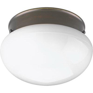 Progress Lighting P3408-20 1-Light Ceiling Fixture 60-Watt 120-Volt Antique Bronze Fitter