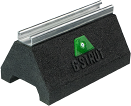 Rooftop Block Support Single Base With Channel