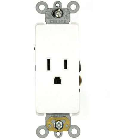 Straight Blade Single Receptacle