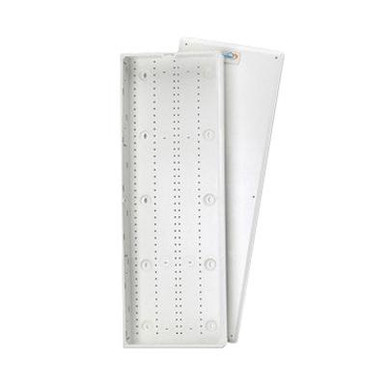 Leviton 47605-42N 18 Gauge Steel Wiring Enclosure 14.38-Inch x 3.6-Inch x 42-Inch Surface/Recessed Mount