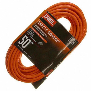 55 03356.63.04 Stranded Bare Copper SJTW Extension Cord 14/3 50-ft Orange Safety Orange&reg;