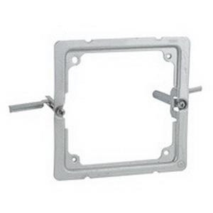 56 205RAC Galvanized Steel Flat Life Safety Steel Wall Box Mounting Bracket 4-Inch x 4-Inch 56&reg; Retro-Ring&reg;