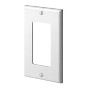49 80401-W Thermoset Device Mount Standard Size Tamper-Resistant 1-Gang Wallplate/Faceplate 1-Decora/GFCI White