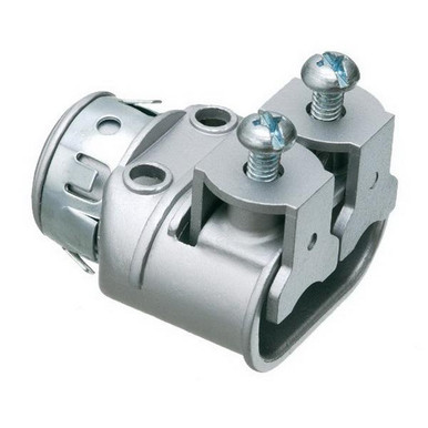 50 SG3838AST Die Cast Zinc Insulated Throat Straight Duplex Connector 3/8-Inch Saddlegrip&reg; Snap-Tite&reg;