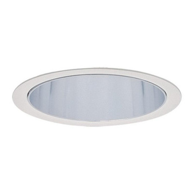 Lightolier 1013WH 5-Inch Down Light Cone Reflector Trim Round Matte White LyteCaster