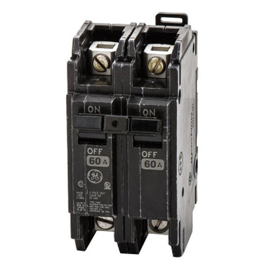 53 THQC2160WL 35-mm DIN Rail Mount Type THQC Miniature Circuit Breaker 2-Pole 60-Amp 120/240-Volt AC