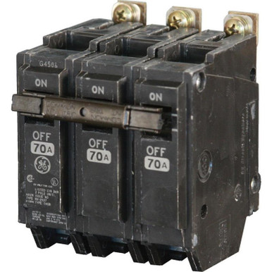 53 THQB32070 Bolt-On Mount Type THQB Miniature Circuit Breaker 3-Pole 70-Amp 240-Volt AC