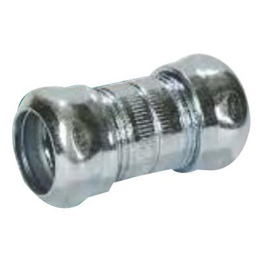 54 S1016 Zinc Plated Steel EMT Compression Coupling 1/2-Inch