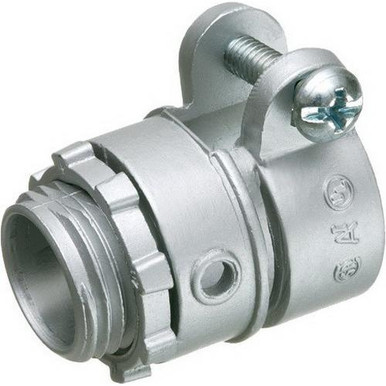 50 L421 Die Cast Zinc Straight Connector 1/2-Inch