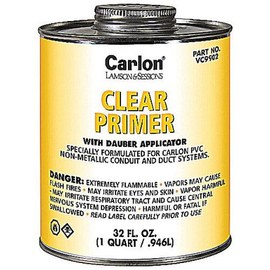 52 VC9902 PVC Sealers And Cements 32 oz Clear Carlon&reg;