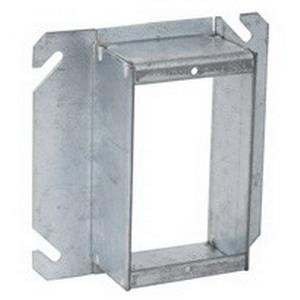 56 785 Pre-Galvanized Steel 1-Gang Single Device Cover 4-Inch x 4-Inch x 1-1/2-Inch