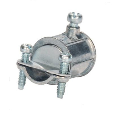 54 170C Die Cast Zinc EMT To Flex Combination Coupling 1/2-Inch x 3/8-Inch