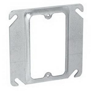 56 774 Pre-Galvanized Steel 1-Gang Drawn Device Cover 4-Inch x 4-Inch x 1-Inch